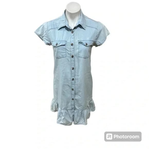 Speed Control New York denim buttons front dress - Picture 1 of 8